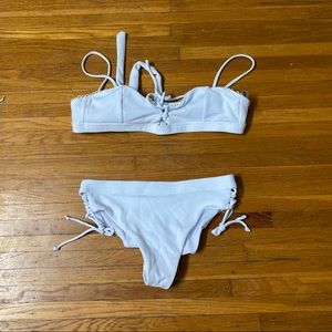 White bikini never worn!!